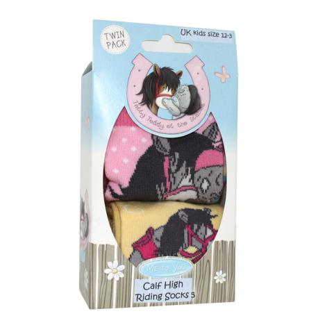 Me to You Bear Knee High Horse Riding Socks Pack Size 12-3 £11.99